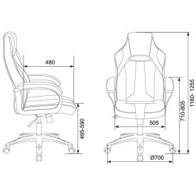 Компьютерное кресло Zombie Viking 2 Aero