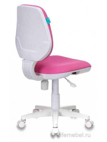 Кресло детское Бюрократ CH-W213 / TW-13A розовый / белый