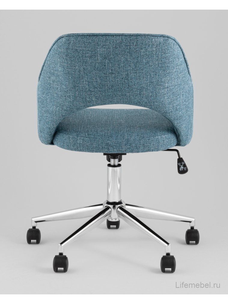 Кресло офисное Кларк рогожка синий