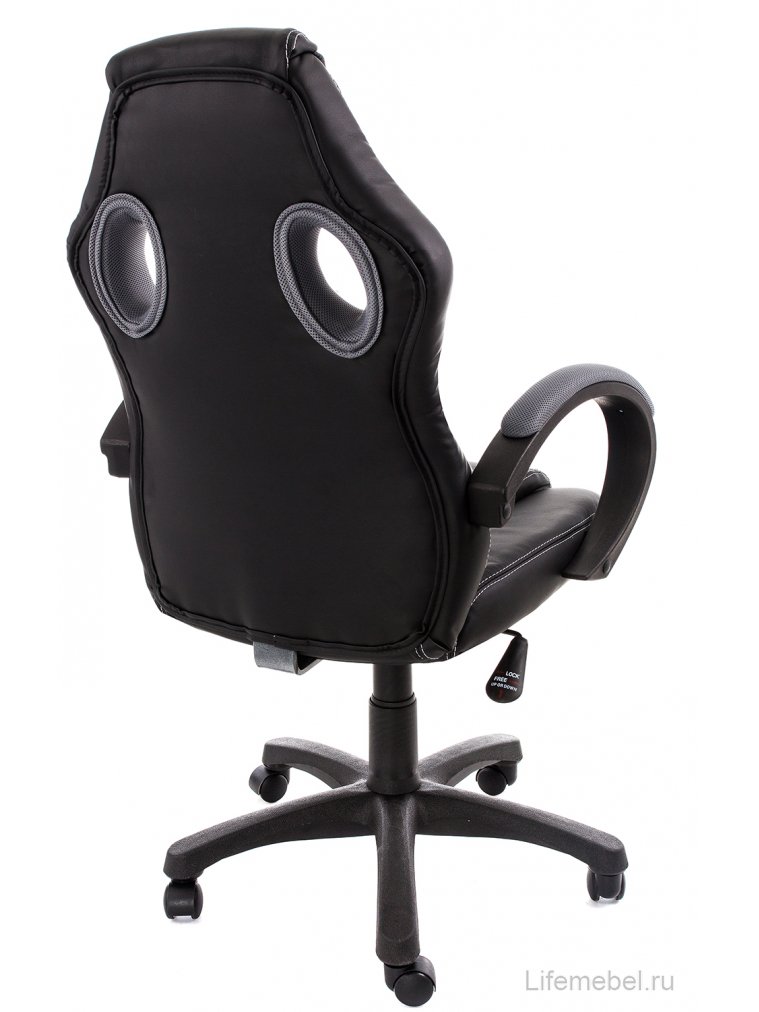 Кресло Racer GT черное / серое