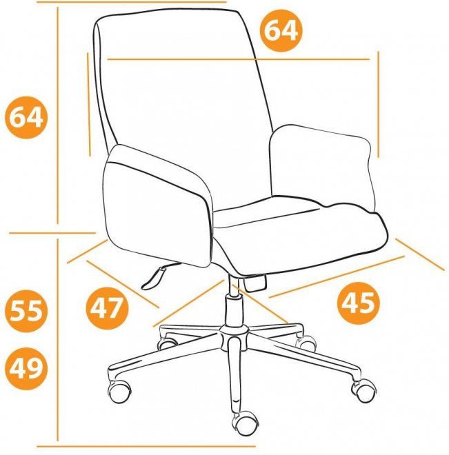 Компьютерное кресло York серое