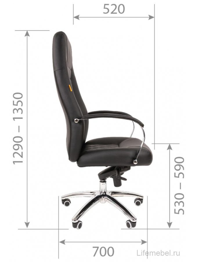 Компьютерное кресло Chairman 950 экокожа / черный