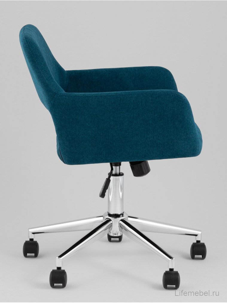 Компьютерное кресло Амато рогожка синий