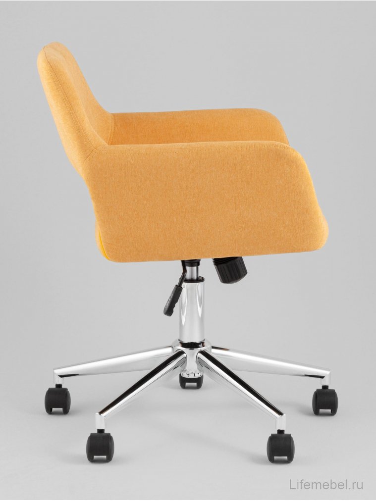 Компьютерное кресло Амато рогожка желтый