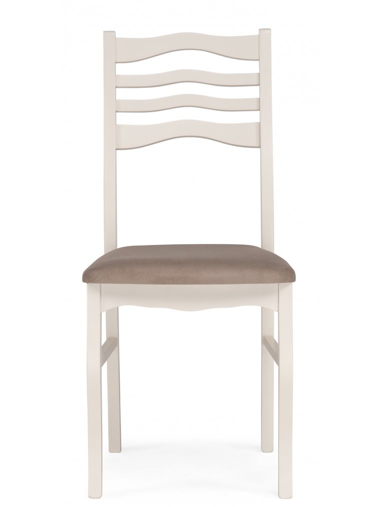 Деревянный стул Амадиу бежевый / молочный