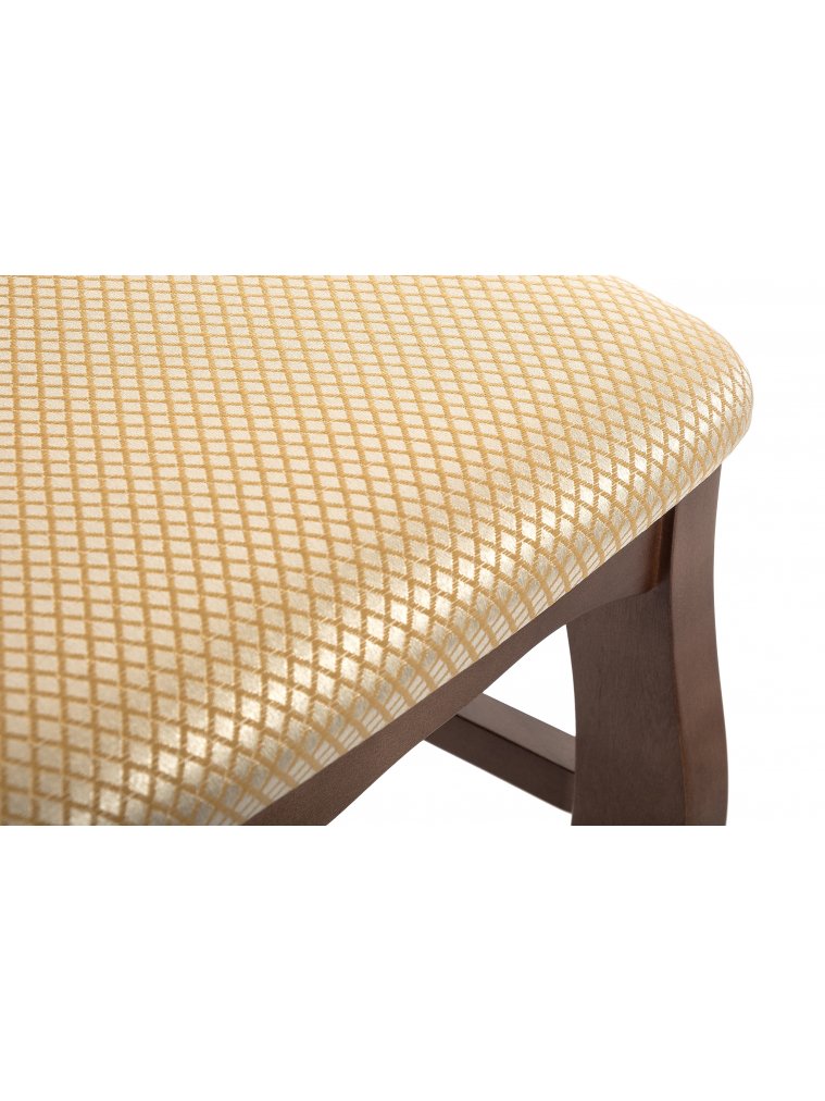 Деревянный стул Амадиу орех / камелия ромб 01