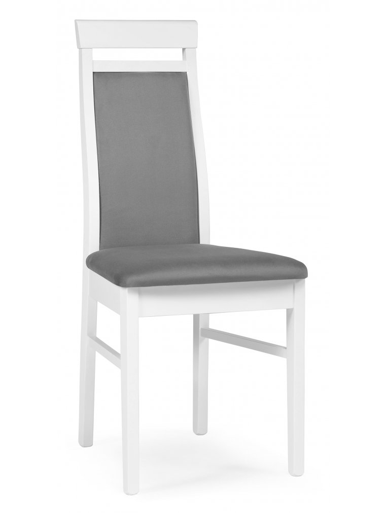 Деревянный стул Амиата серый / белый