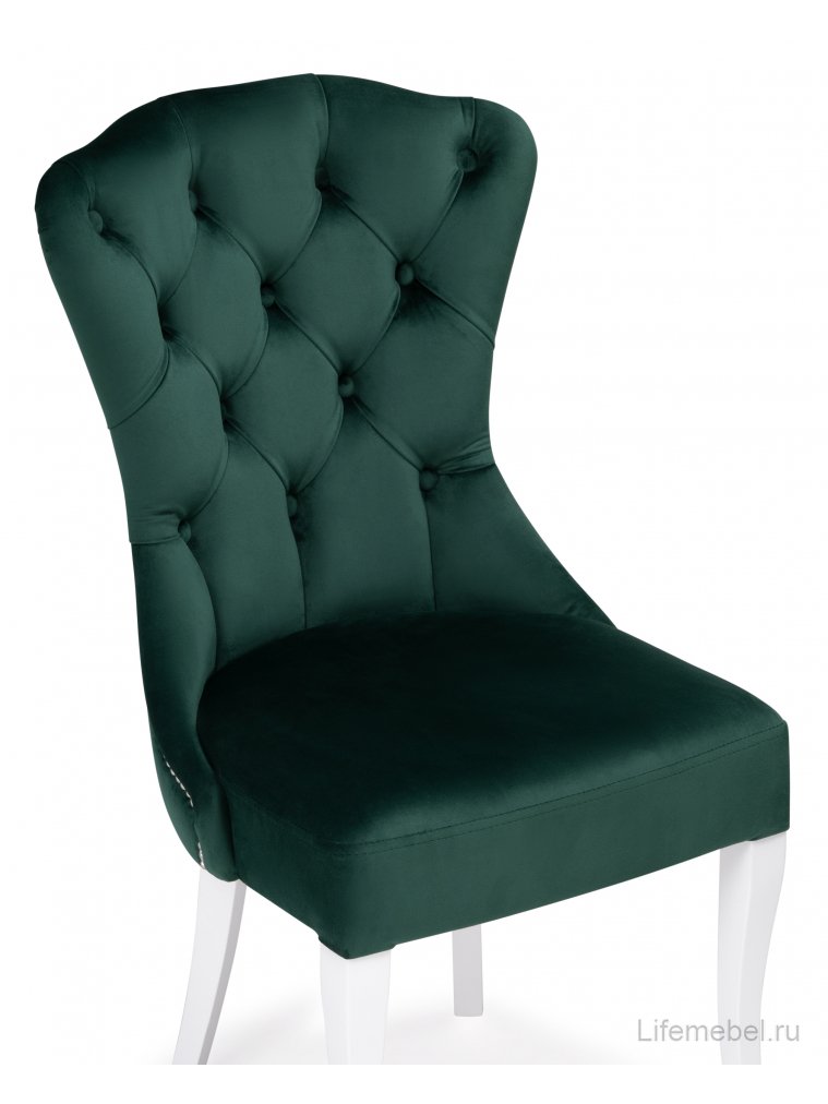 Деревянный стул Милано 1 зеленый / белый
