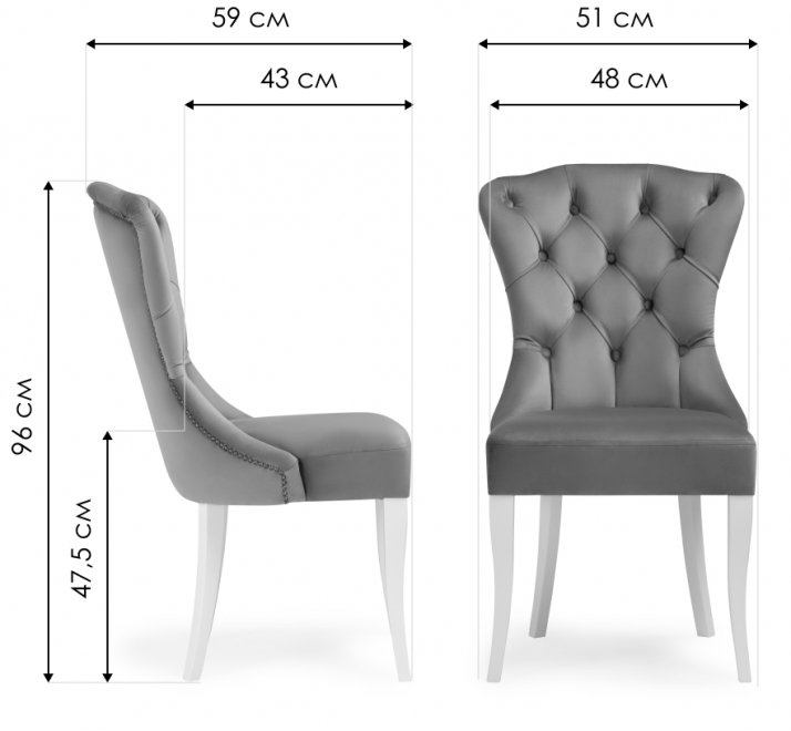 Деревянный стул Милано 1 зеленый / белый