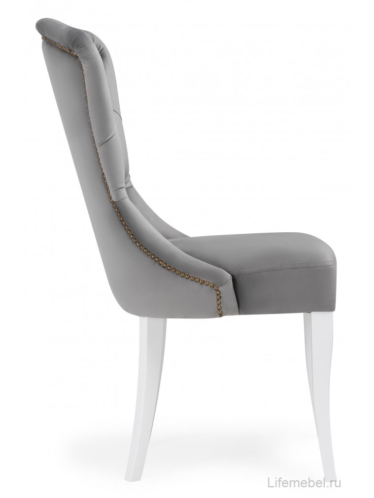 Деревянный стул Милано 1 серый / белый