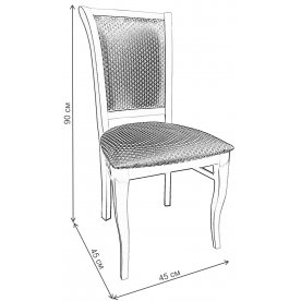 Деревянный стул М15
