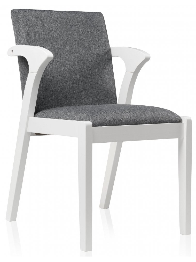 Деревянный стул Artis white / grey