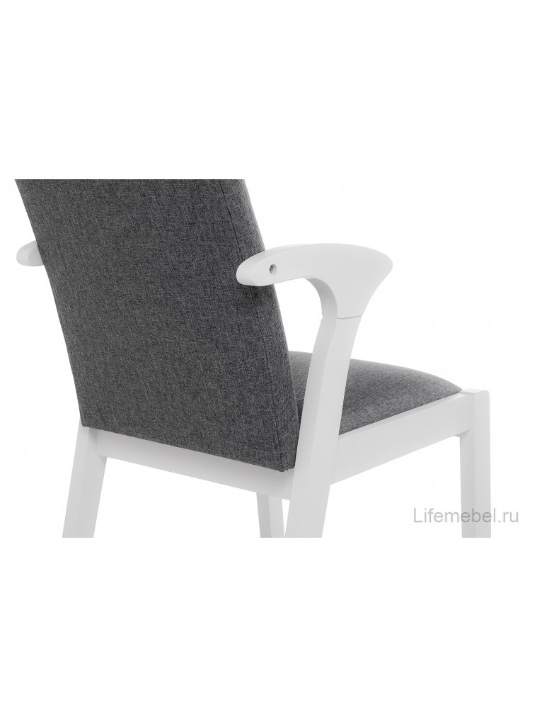 Деревянный стул Artis white / grey