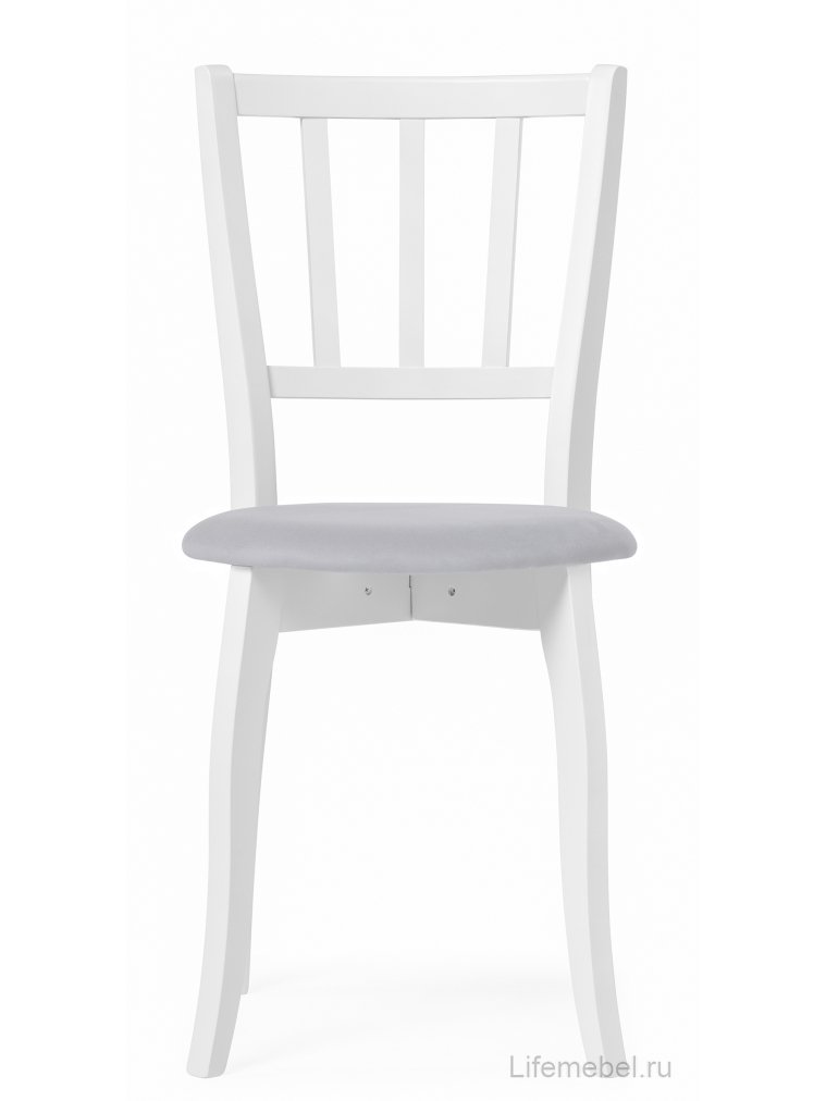 Деревянный стул Айра серый / белый