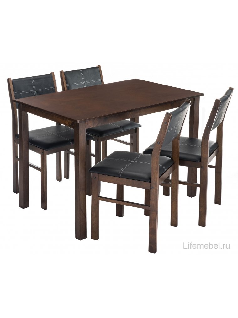 Деревянный стул Bahamas oak / black