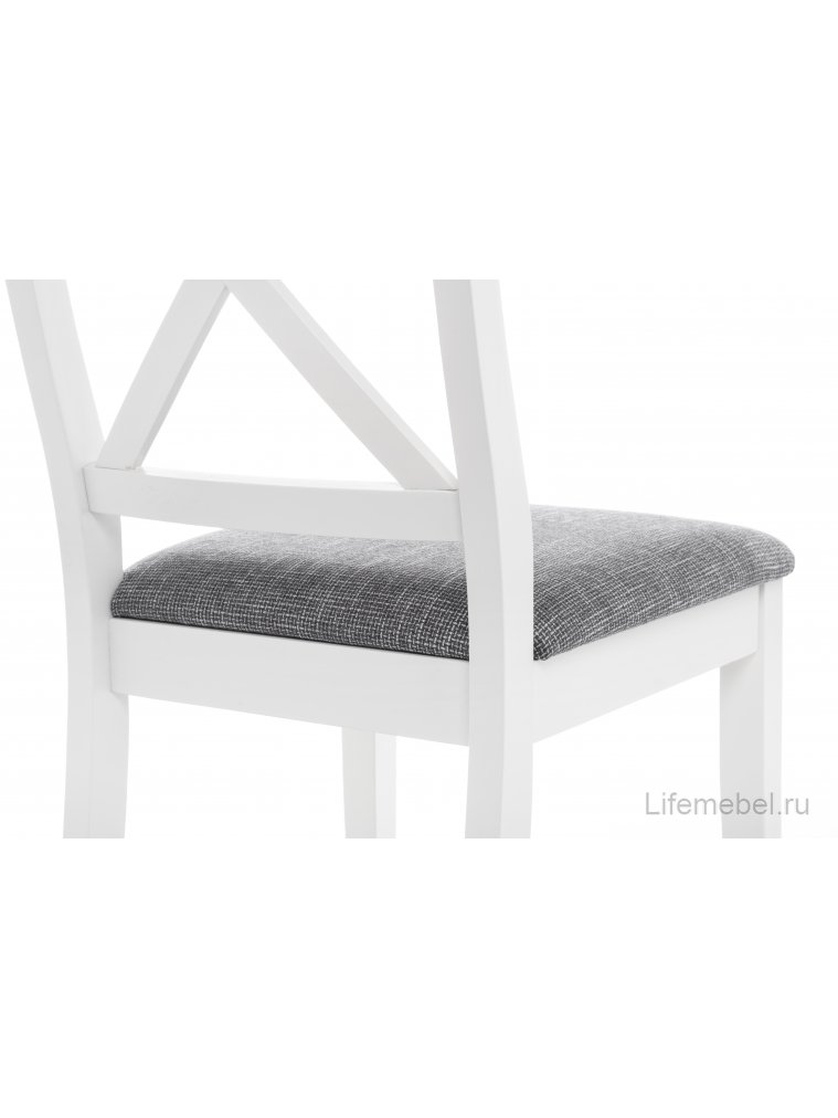 Деревянный стул Bern butter white / grey