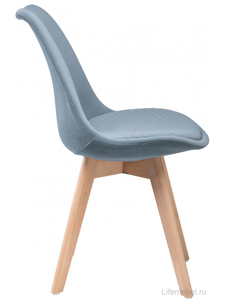Деревянный стул Bonuss light blue / wood