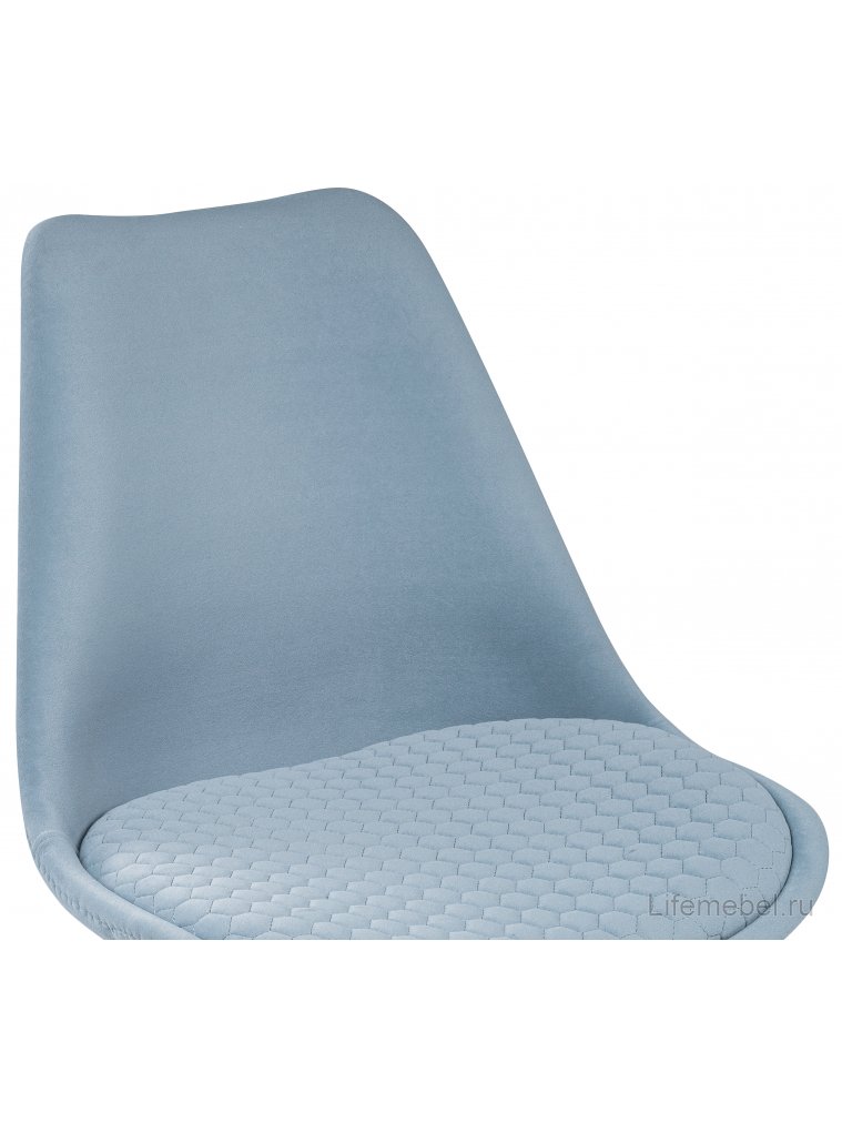 Деревянный стул Bonuss light blue / wood