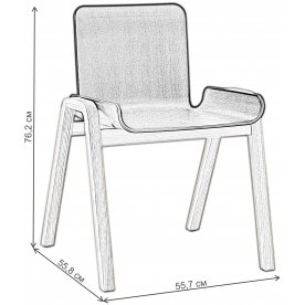 Деревянный стул Дэви