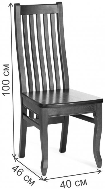 Деревянный стул Dolce tobacco