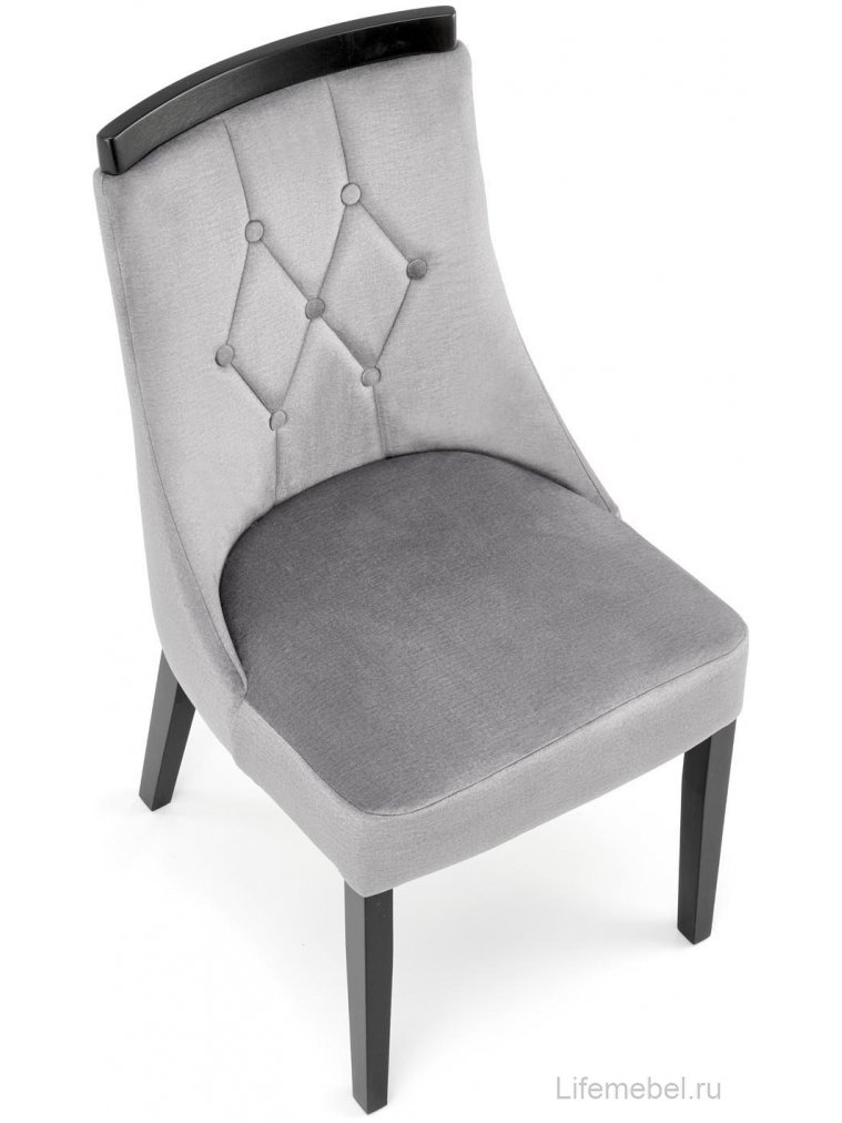 Деревянный стул Джорет серый / черный