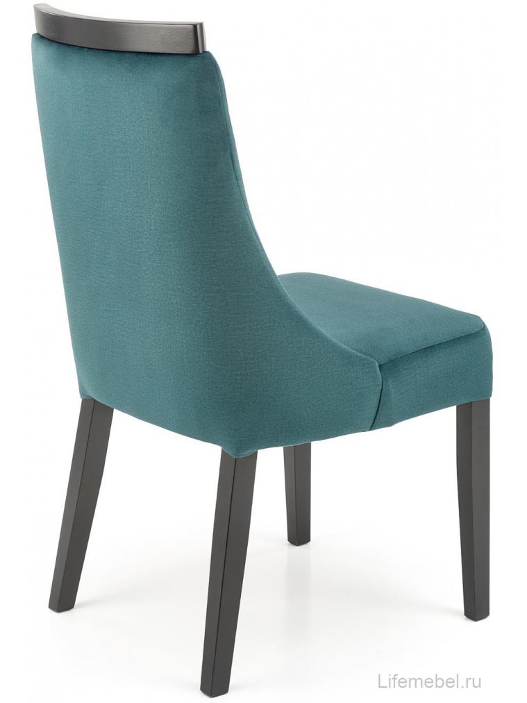 Деревянный стул Джорет зеленый / черный