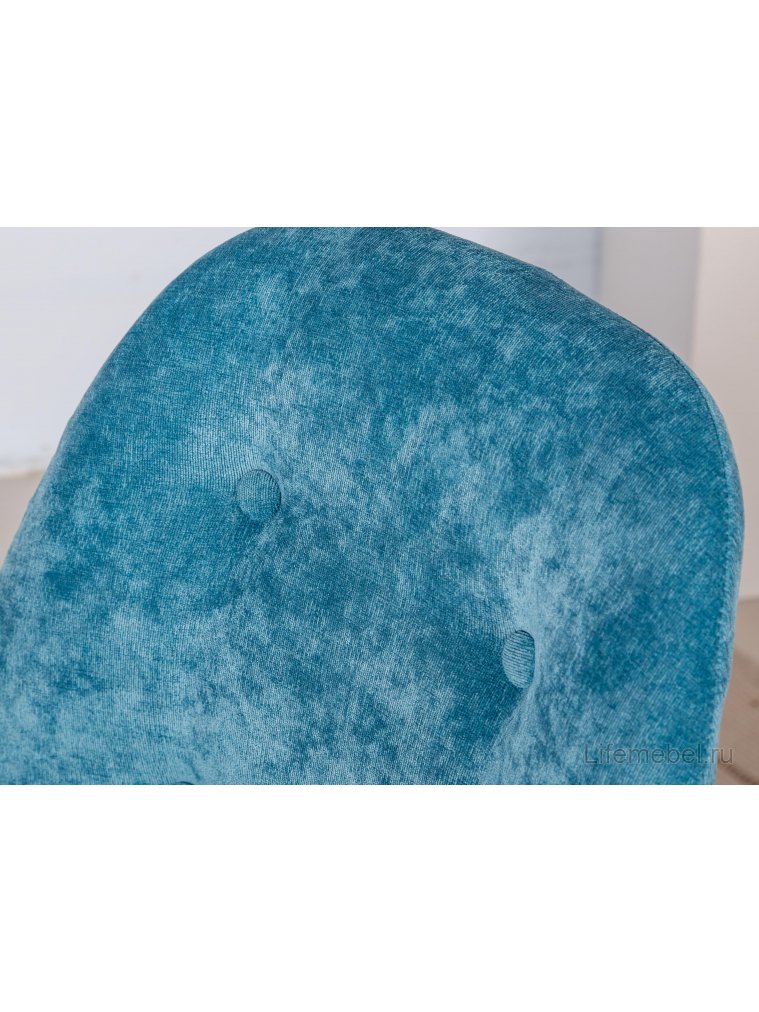 Деревянный стул Eames блю / натуральный дуб