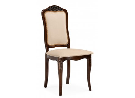 Деревянный стул Эмилин вишня / бежевый тк. К02