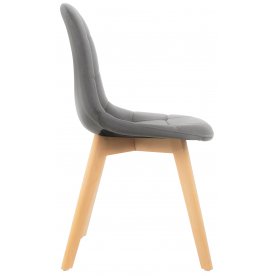 Деревянный стул Filip dark gray