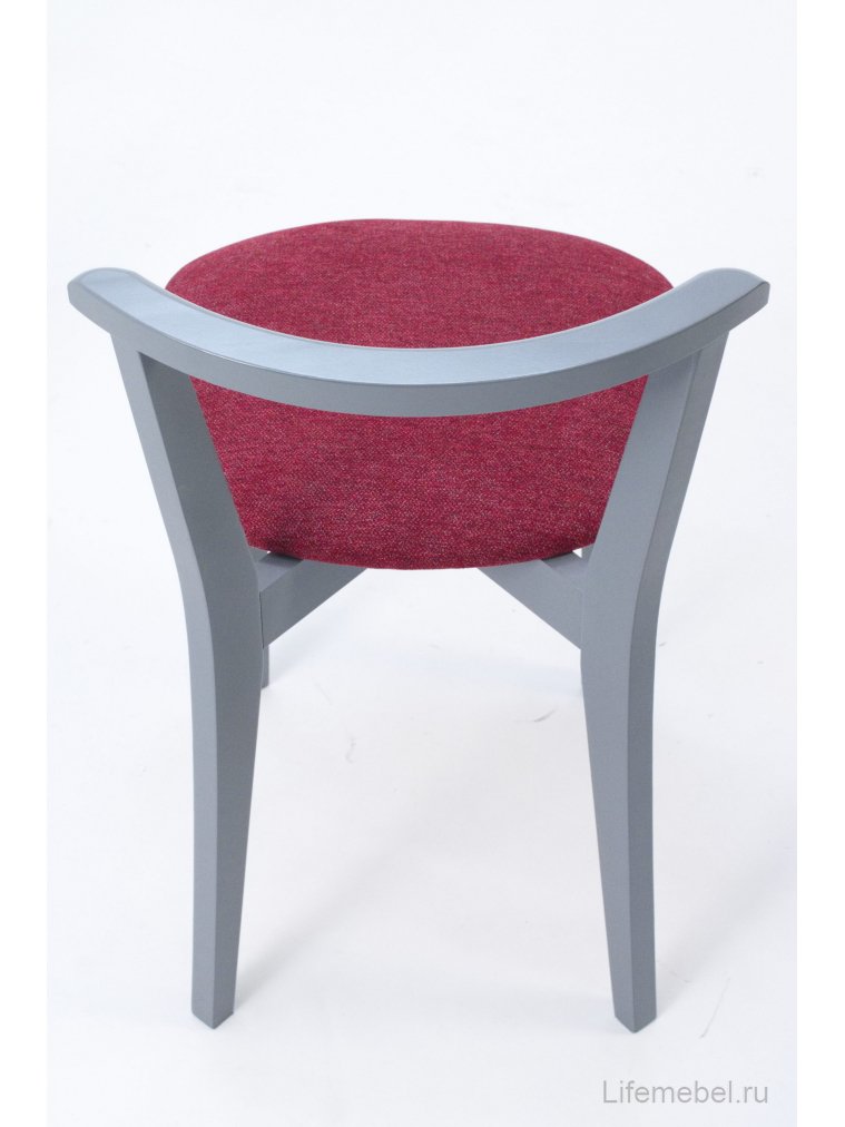 Деревянный стул Франк ПМ серый / красный