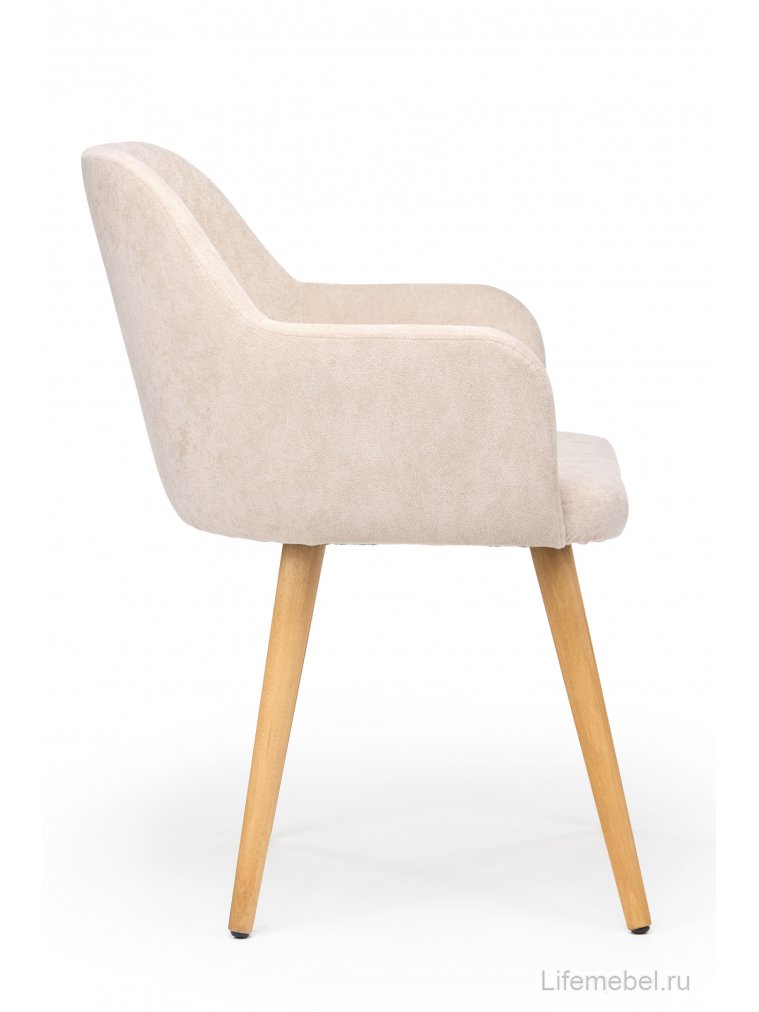 Деревянный стул Инфини латте (ocean 003) / светлое дерево