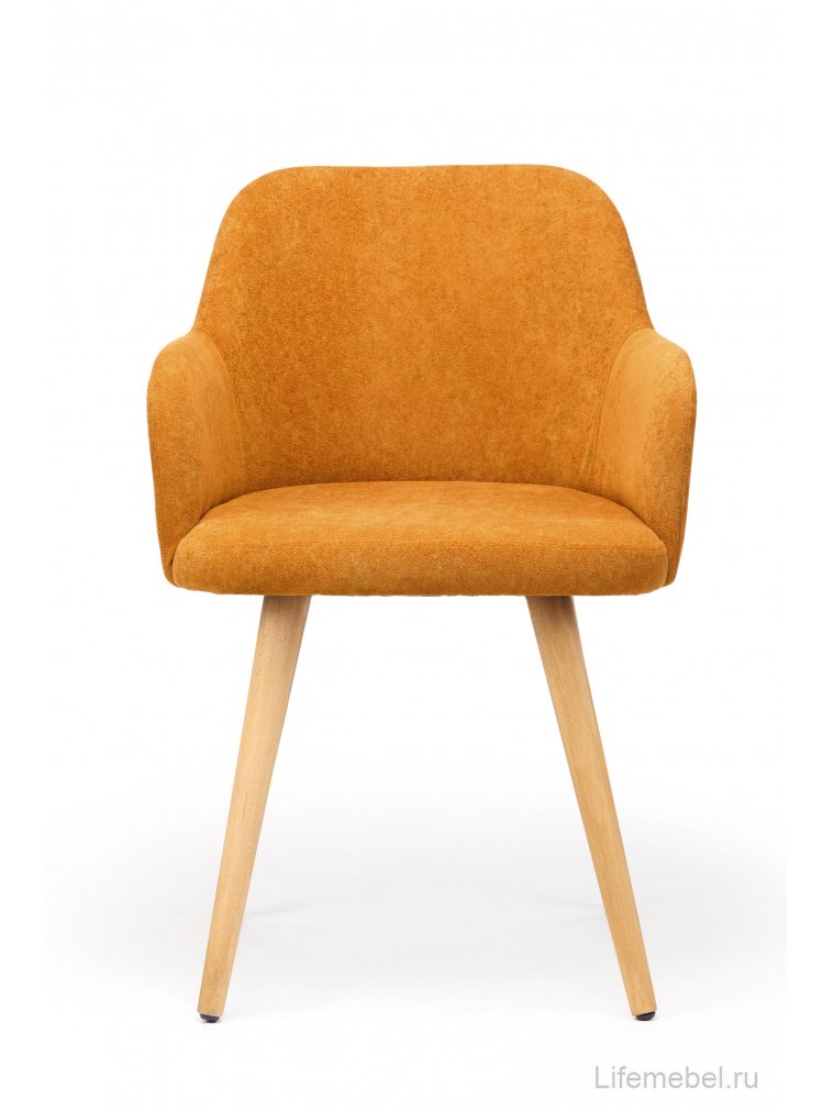 Деревянный стул Инфини терракота (ocean 015) / светлое дерево