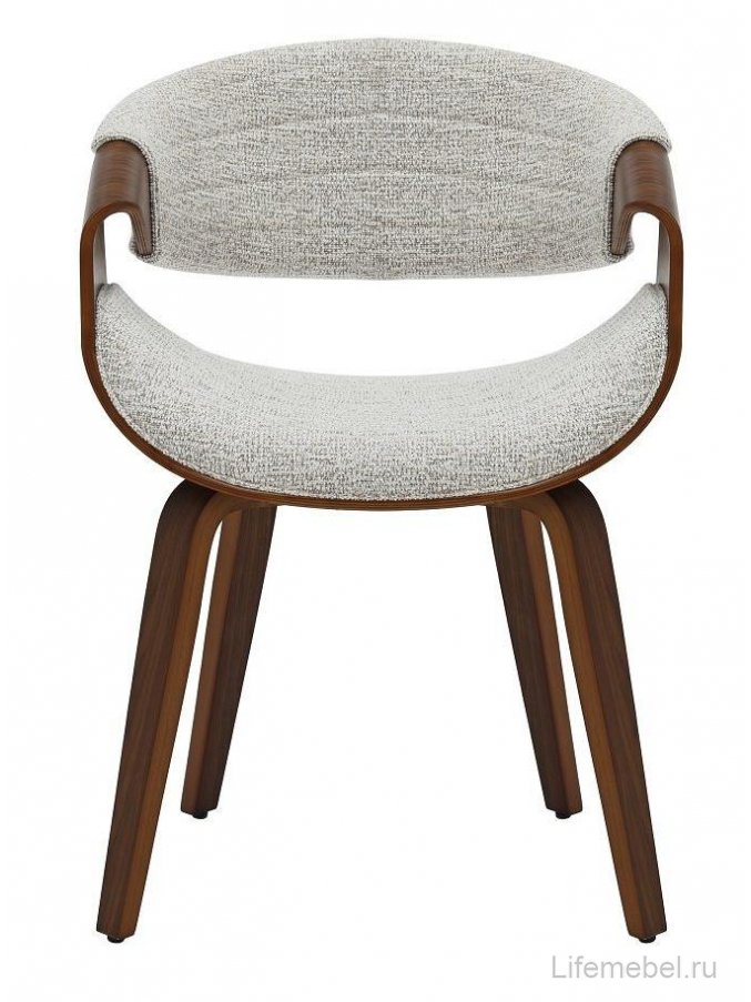 Деревянный стул JY1829-7s бежевый / орех