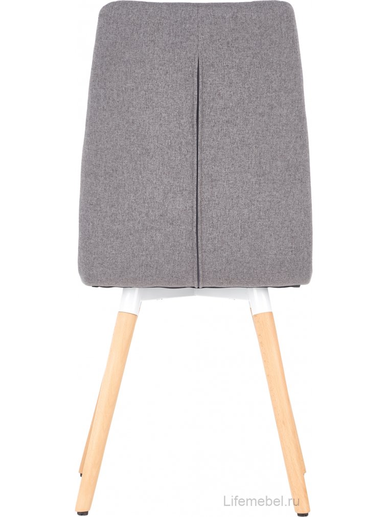 Деревянный стул K282 серый / натуральный