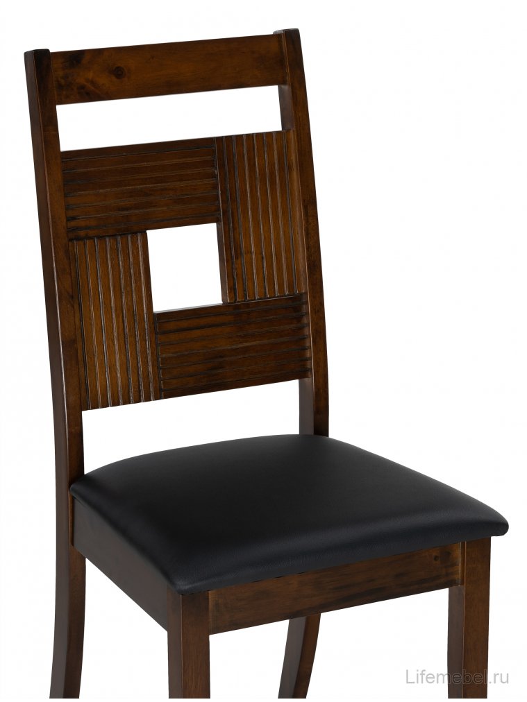 Деревянный стул Kubik dirty oak / black