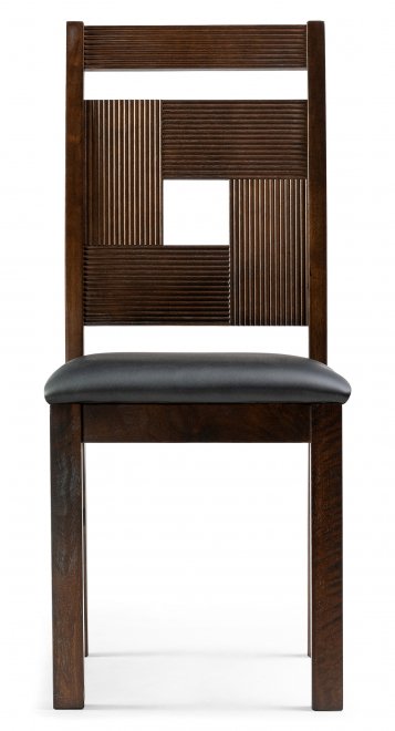 Деревянный стул Kubik oak / black