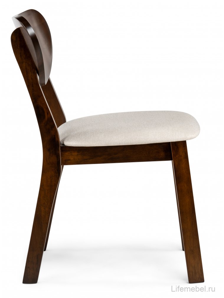Деревянный стул Loid dirty oak / light beige