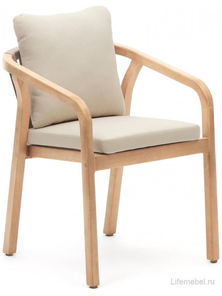 Деревянный стул Malaret белый / натуральный