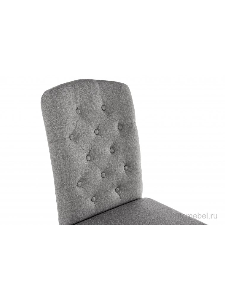 Деревянный стул Menson 03 white / fabric pebble