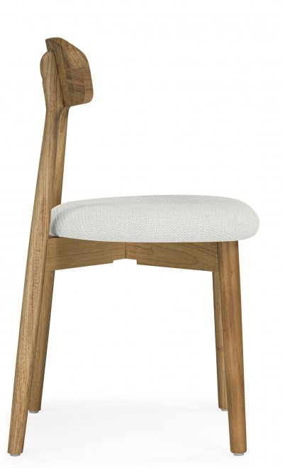 Деревянный стул Okava 1 бежевая рогожка / светлое дерево 