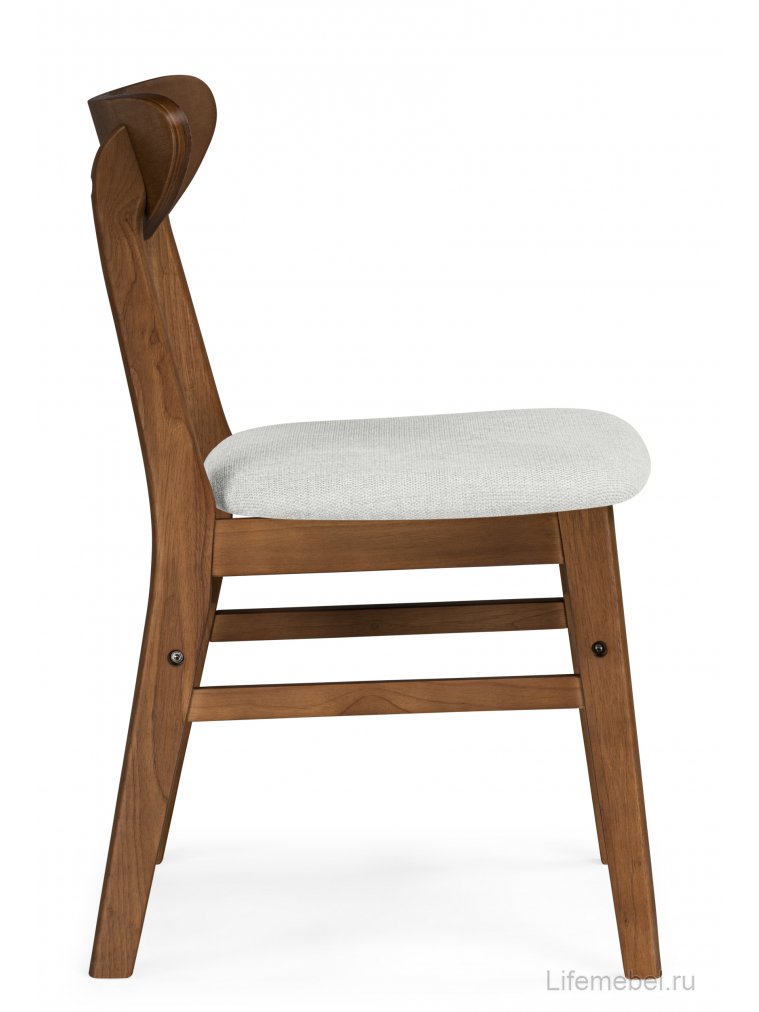 Деревянный стул Okava бежевый / орех