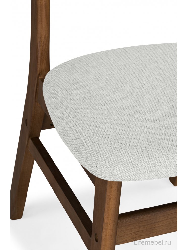 Деревянный стул Okava бежевый / орех