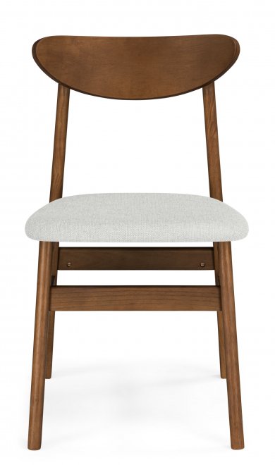 Деревянный стул Okava бежевый / орех