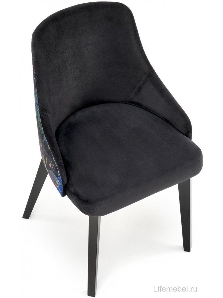 Деревянный стул Ресил черный / черный