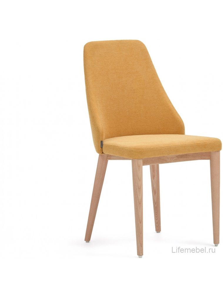 Деревянный стул Rosie горчичный