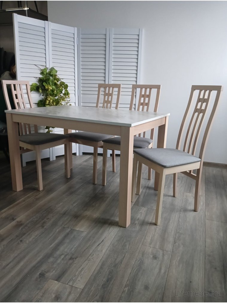 Деревянный стул Сb-2482Ybh молочный дуб