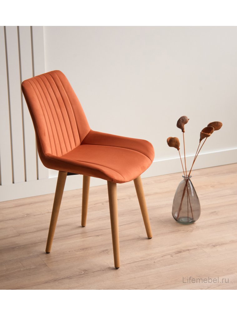 Деревянный стул Седа 360 терракотовый (zd 432) / светлое дерево