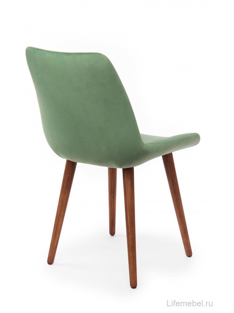 Деревянный стул Седа фисташковый (zd 651) / темное дерево