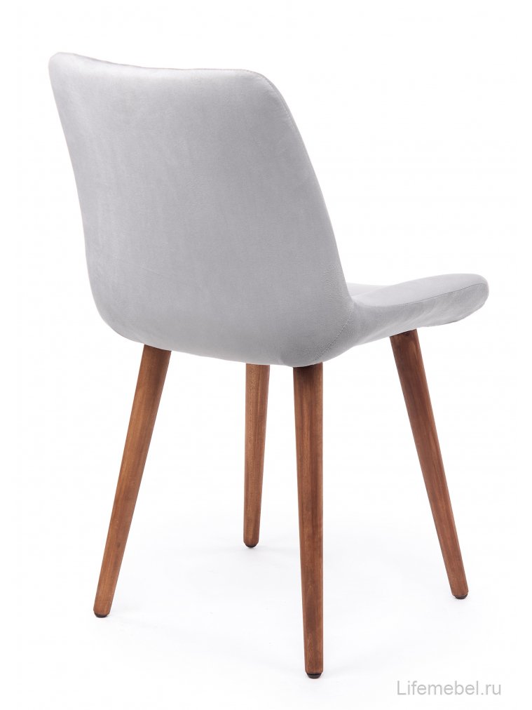 Деревянный стул Седа светло-серый (zd 960) / темное дерево