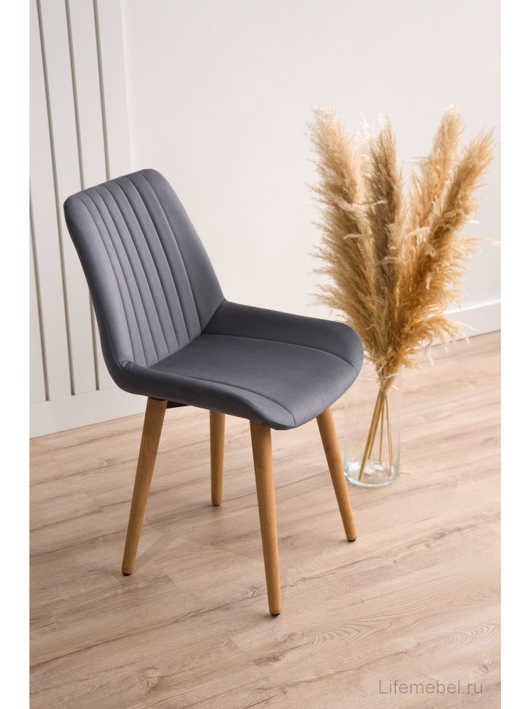 Деревянный стул Седа темно-серый (zd 995) / светлое дерево